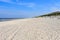 Empty section of beach on the island of Sylt