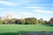 Empty Sheep Meadow during a morning in the fall