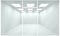 Empty showroom interior, template mock up 3d render