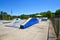 Empty Skateboard Park during Coronavirus Pandemic