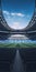 Empty Soccer Stadium: A Stunning Ray Traced 32k Uhd Experience