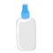 Empty spray bottle. Cosmetic bottle with dispenser for hair or skin care product