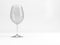 Empty standard large Bordeaux red wine glass