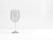 Empty standard white wine glass