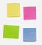 Empty sticky notes