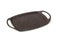 Empty stone non-stick flat grill pan