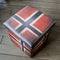 Empty stool box - American Flag graphic useful stool, inside is