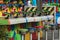 Empty Stools And Squirt Guns At County Fair Game