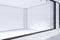 Empty storefront window with white mock up place for your advertisement. Display, boutique and retail concept.