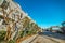 Empty street in Balboa island