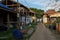 Empty street of Mpay Bay fisherman village