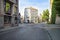 Empty streets of the old town of Riga