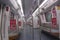 The Empty subway carriage in shengzhen