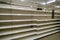 Empty Supermarket Shelves