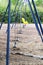 Empty swings in the park
