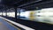 Empty Sydney subway platform