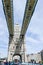 An empty Tower Bridge during day with no traffic, London