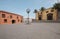 Empty town square in village Garachico, Tenerife, Spain -