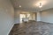 Empty Townhome Floor with Kitchen