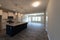 Empty Townhome Floor with Kitchen