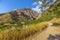 Empty Trails in Provo Canyon with mountains