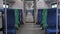 Empty Train Carriage. Moscow Lockdown