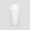 Empty Transparent Cylindrical Medical Package