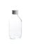 Empty transparent glass bottle with screw cap. For medicine, syrup, pills, tabs. Packaging collection - Image