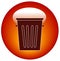 Empty trash can icon