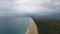 Empty tropical beach landscape in Phuket