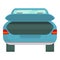 Empty trunk car icon, cartoon style