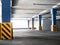 Empty underground parking background with copy space. Economy Of Land Resourses Concept