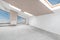 Empty unfinished interior (clipping path)