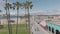 Empty Venice Beach Boardwalk