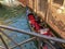 An empty venice gondola