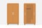 Empty wardrobe design, regular style of wood wardrobe. Can be used for interior design or setup. Natural wood furniture.