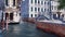 Empty water canal in Venice, Italy 3D illustration