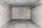 Empty white basement concrete room