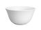 Empty white ceramic bowl