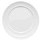 Empty white dinner plate