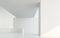 Empty white room modern space interior 3d rendering image