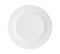 Empty white round plate on white background for your design,, Oval white empty plate isolated on white background, Empty white pla