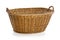 Empty wicker basket