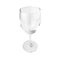 Empty wine glass. single. isolated on white background