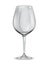 Empty wineglass. clean drinking crystal glass kitchen ware for wine liquor alcohol champagne vector realistic 
