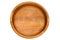 Empty Wooden Bowl isolated