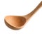 empty wooden ladle
