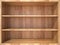 Empty wooden Shelf