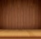 Empty wooden shelf background.Empty wood for your product