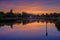 Emsworth Mill and Peter Pond at Sunset